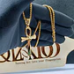 Colar com Pendente Cruz Ankh em Aço Inoxidável Dourado – Chave da Vida Egípci - Thumbnail 2