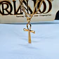 Colar com Pendente Cruz Ankh em Aço Inoxidável Dourado – Chave da Vida Egípci - Thumbnail 7