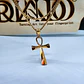 Colar com Pendente Cruz Ankh em Aço Inoxidável Dourado – Chave da Vida Egípci - Thumbnail 9