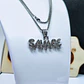 Colar Silver Savage Iced Out – Pendente Cravejado com Brilhantes - Thumbnail 2