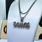 Colar Silver Savage Iced Out – Pendente Cravejado com Brilhantes - Thumbnail 3
