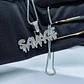 Colar Silver Savage Iced Out – Pendente Cravejado com Brilhantes - Thumbnail 1