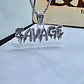 Colar Silver Savage Iced Out – Pendente Cravejado com Brilhantes - Thumbnail 8