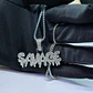 Colar Silver Savage Iced Out – Pendente Cravejado com Brilhantes - Thumbnail 9