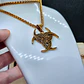 Colar Masculino Viking Triskelion Dourado – Pendente Mitologia Nórdica - Thumbnail 3