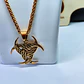 Colar Masculino Viking Triskelion Dourado – Pendente Mitologia Nórdica - Thumbnail 4