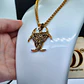 Colar Masculino Viking Triskelion Dourado – Pendente Mitologia Nórdica - Thumbnail 5