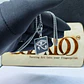 Eye of Horus Necklace in Stainless Steel – Black Square Pendant - thumbnail 7