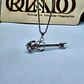 Colar com Pendente Guitarra Skull & Rock On – Aço Inoxidável - Thumbnail 7