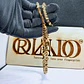Colar e Pulseira Dupla em Hematite Dourada Geométrica – Riano - Thumbnail 4