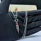 Gothic chain with stainless steel Ruby Crown - thumbnail 2