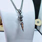 Gothic chain with stainless steel Ruby Crown - thumbnail 6