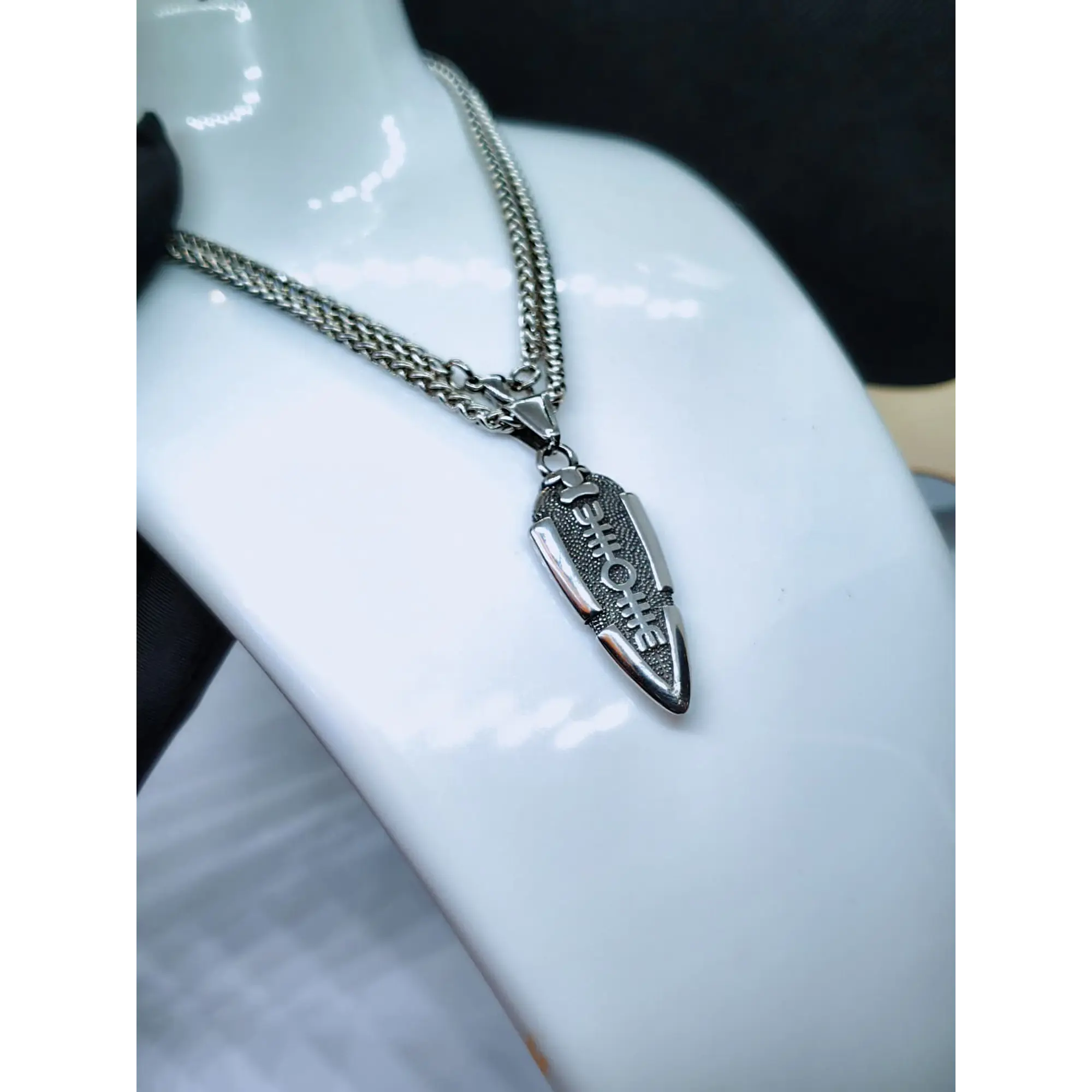 Viking chain with 316L stainless steel pendant - Model 9 3