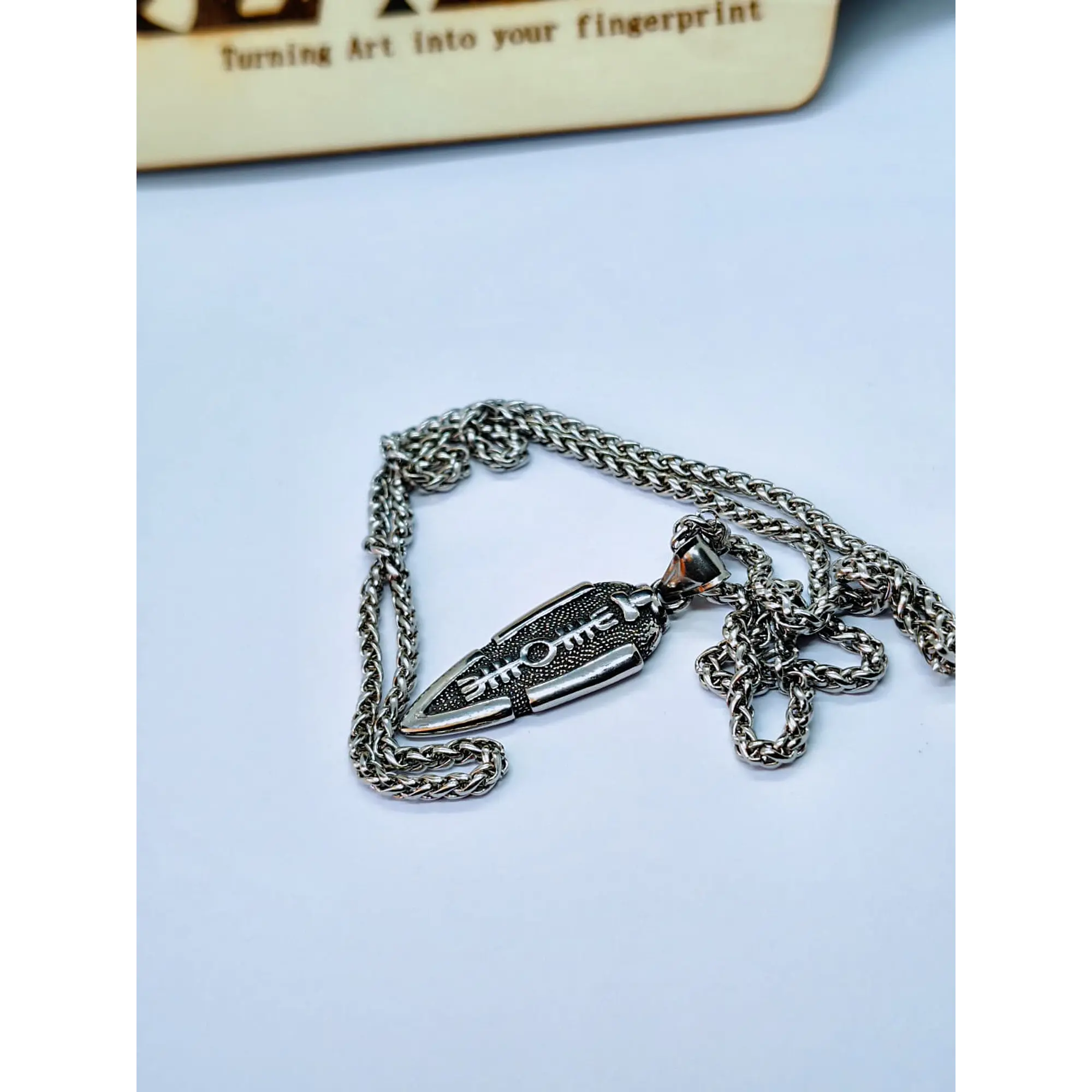 Viking chain with 316L stainless steel pendant - Model 9 10