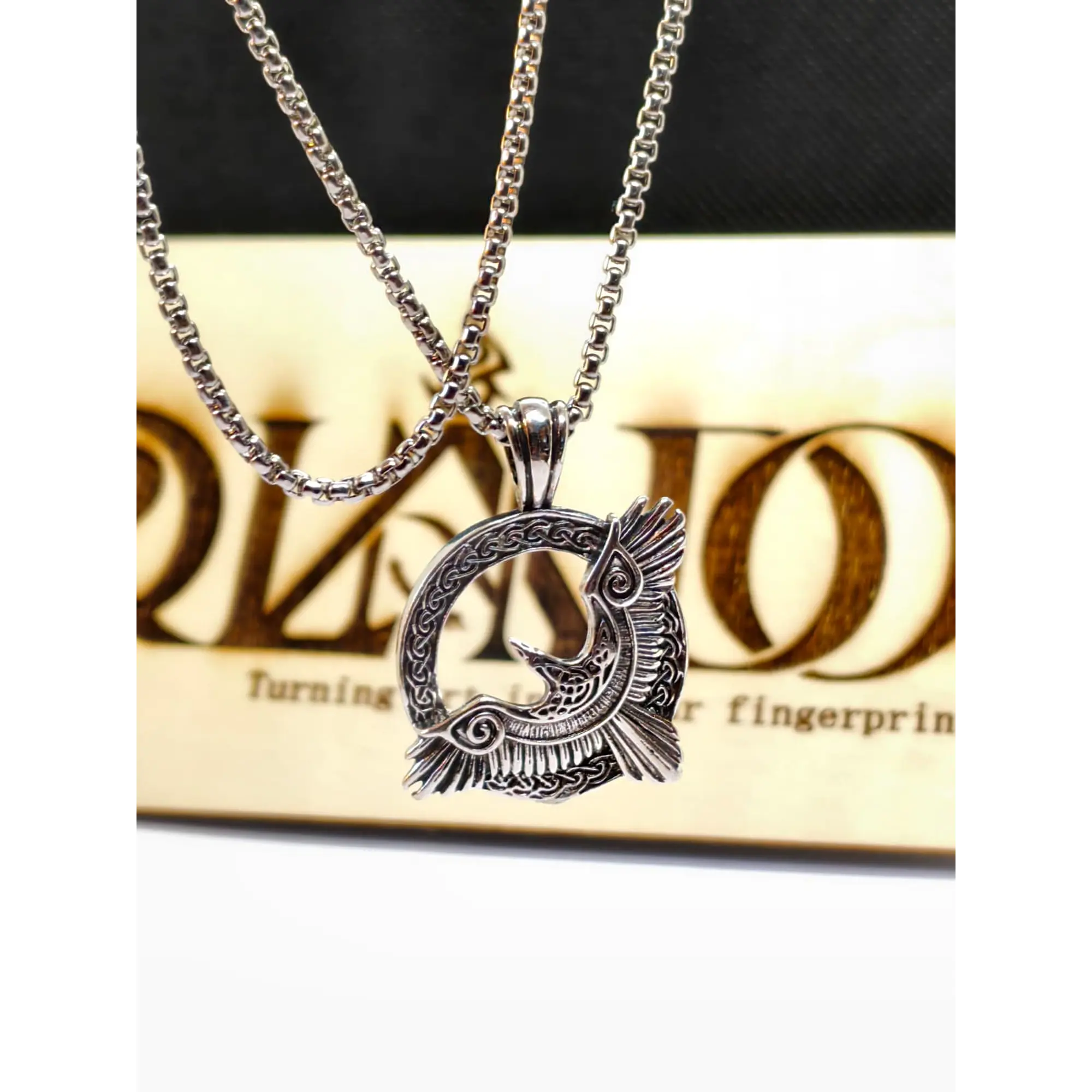 Freedom Viking chain with 316L stainless steel pendant - Model 10 1