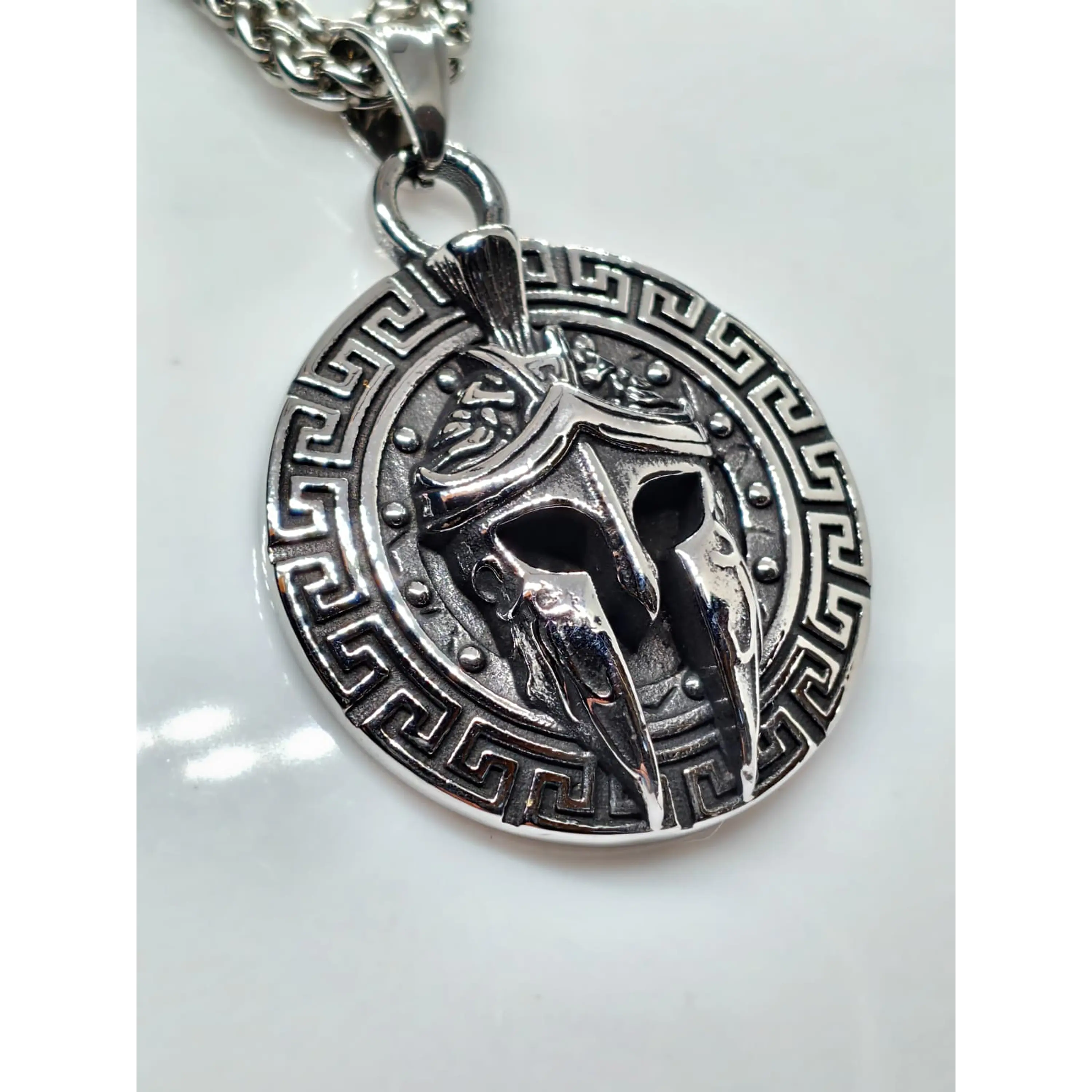 Chaîne SPARTA avec pendentif en acier inoxydable 316L 1