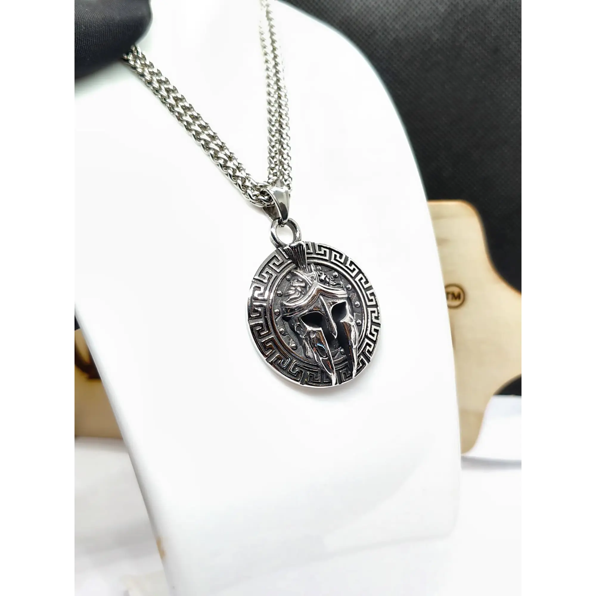 Chaîne SPARTA avec pendentif en acier inoxydable 316L 7