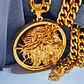 Medalha Face de Cristo em Alto Relevo com Corrente Elo Grumet/Baiano - Thumbnail 3