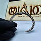 Pulseira Rígida Torcida  – Estilo Minimalista e Artesanal - Thumbnail 4
