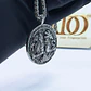 Medalha Mitologia Egípcia e Anunnaki – Prateado em Aço Inoxidável - Thumbnail 5