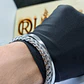 Conjunto de Braceletes Viking Prateadas em aço inoxidável - Thumbnail 3