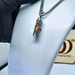 Cylindrical Urn Locket Necklace with Vintage Details and Amber Stone - thumbnail 8
