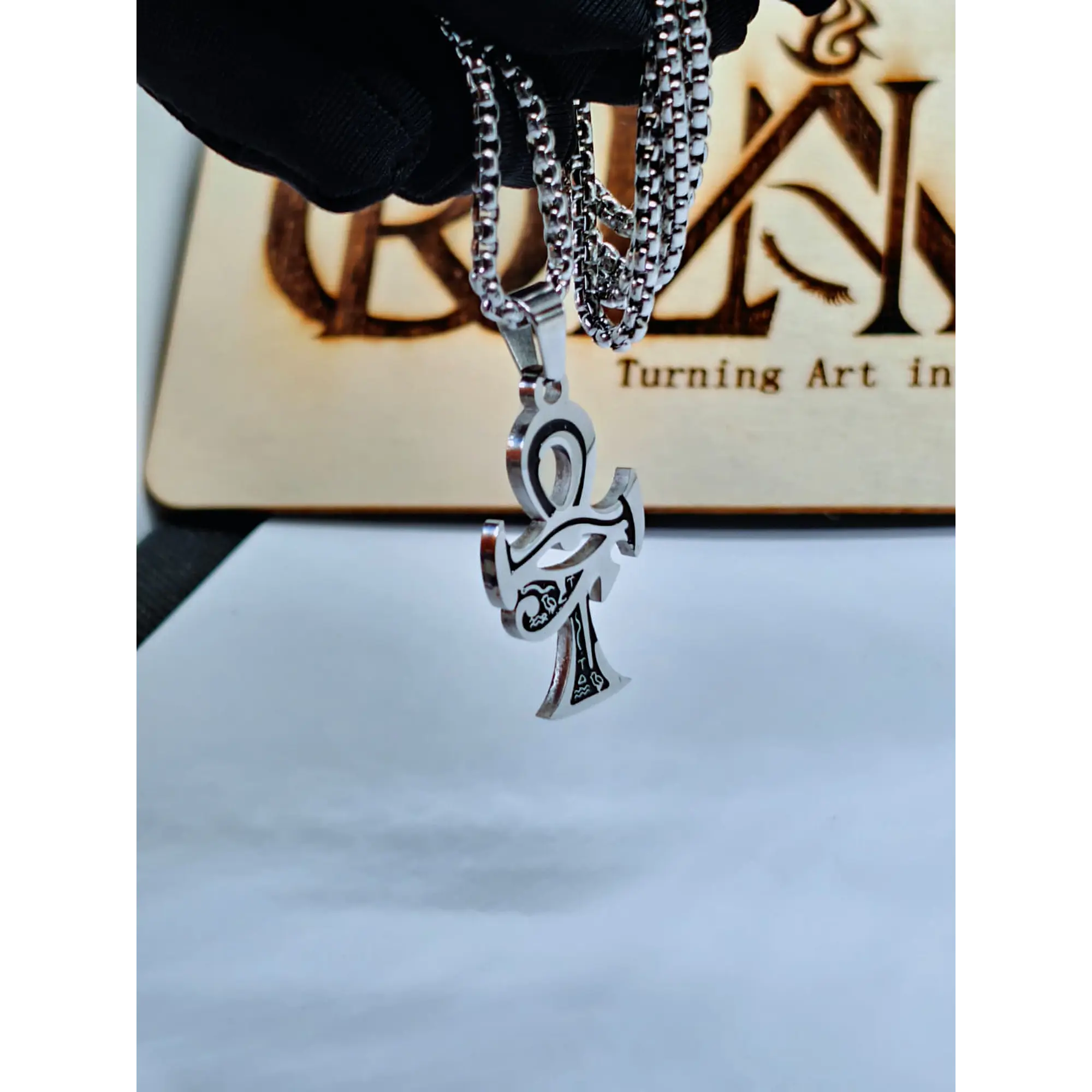 Colar Ankh e Olho de Hórus 7