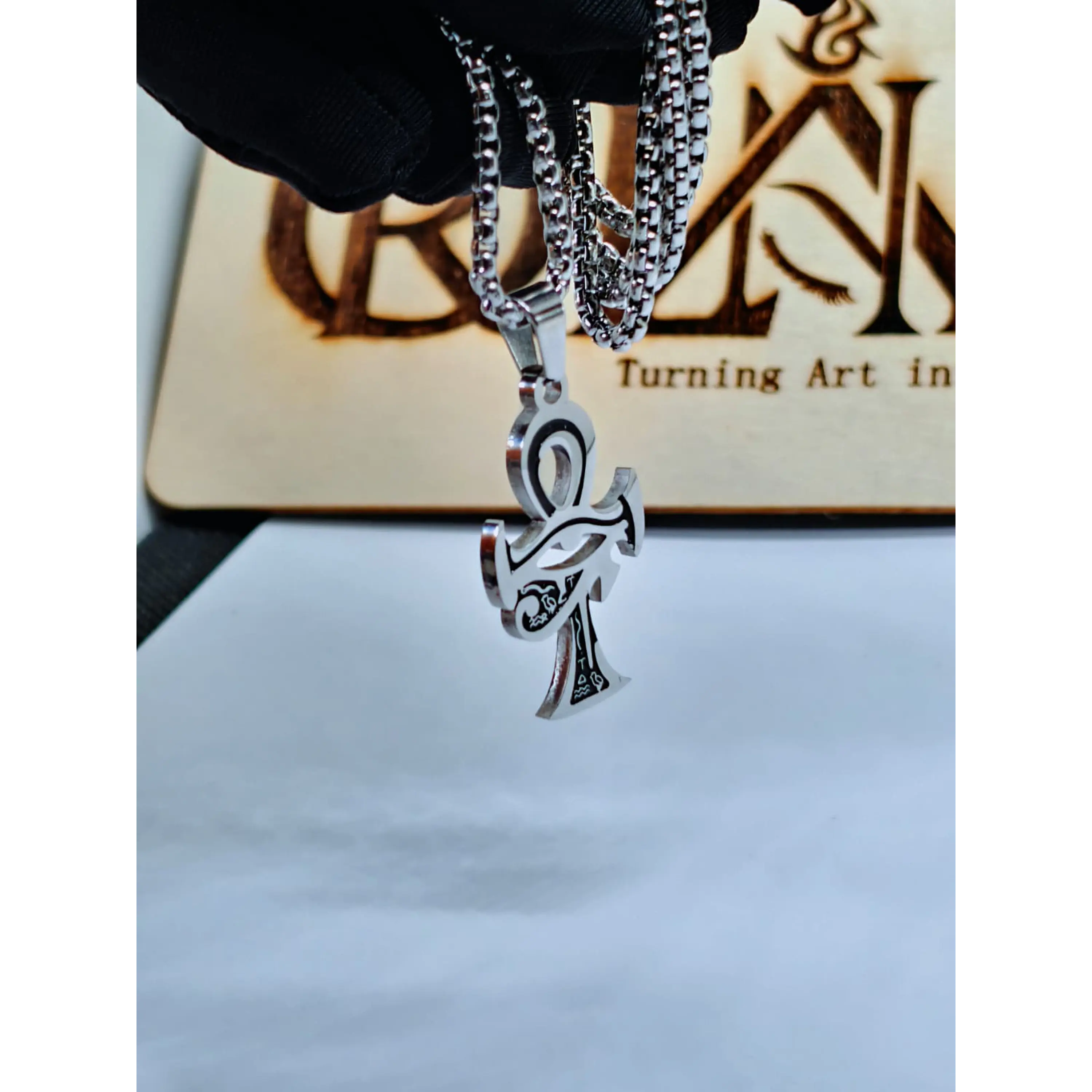 Colar Ankh e Olho de Hórus 7