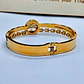 Pulseira Bracelete Árvore da Vida Dourada com Strass e Cristais Verdes - Thumbnail 4