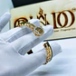 Pulseira Bracelete Árvore da Vida Dourada com Strass e Cristais Verdes - Thumbnail 2