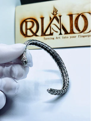 Bracelete Cuff Texturizada 