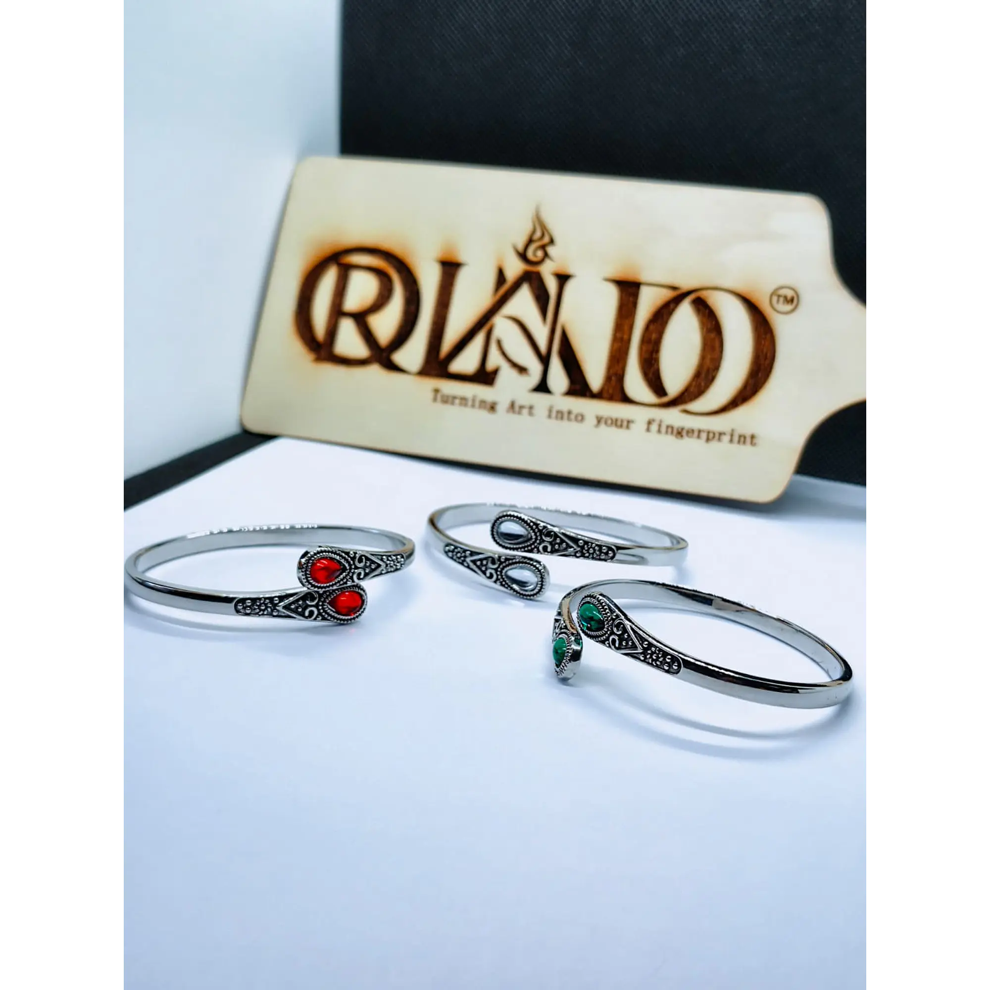 Conjuntos Pulseiras Irmãs Ajustáveis (3 cores) - Aço Inox  2