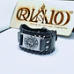 Pulseira em Couro Ajustável – Olho de Hórus - Thumbnail 3