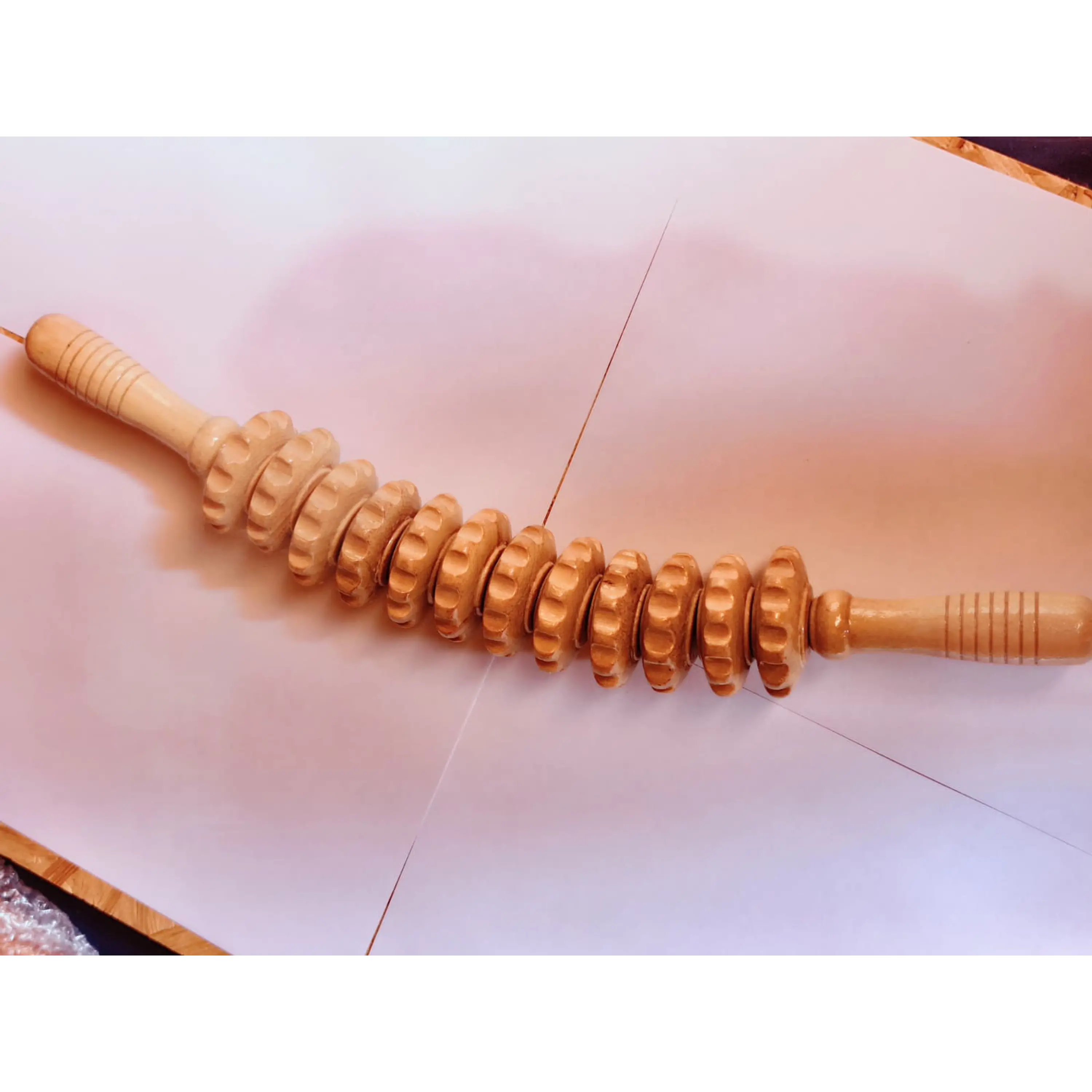 Rolo de Massagem Curvo em Madeira | Maderoterapia 4