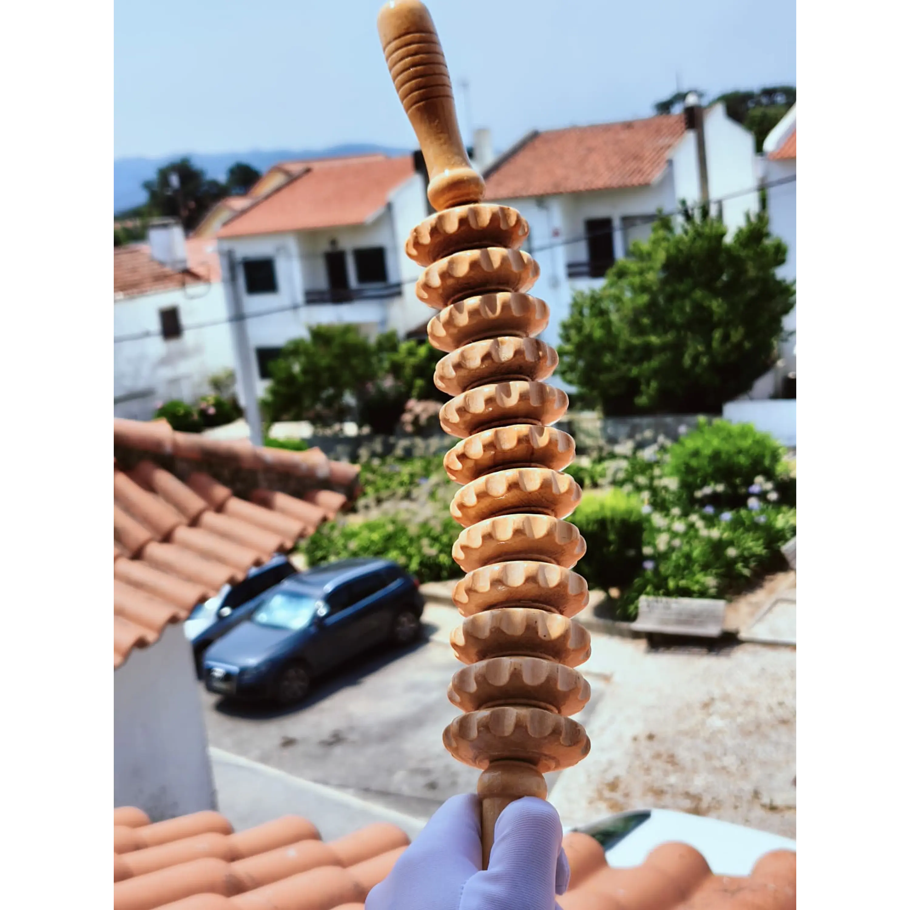 Rolo de Massagem Curvo em Madeira | Maderoterapia 8