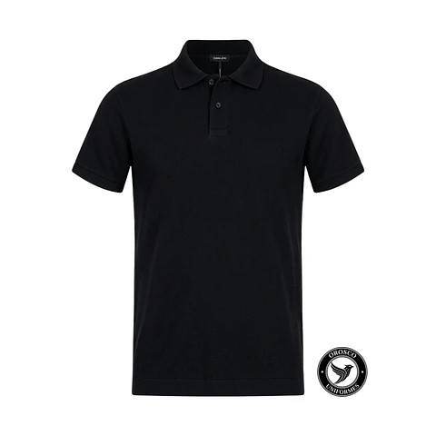 POLO PIQUE ALGODON NEGRO