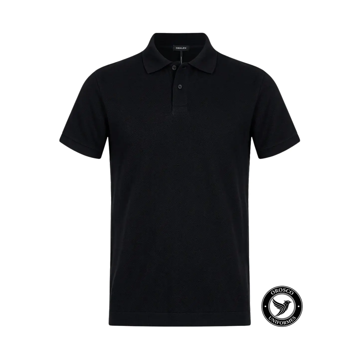 POLO PIQUE ALGODON NEGRO 1