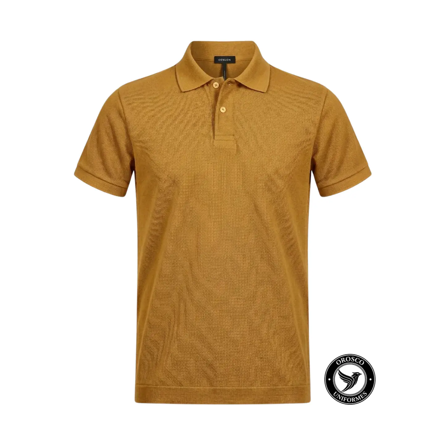 POLO PIQUE ALGODON AMARILLO ORO 1