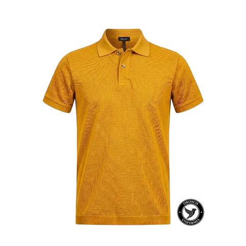 POLO PIQUE ALGODON AMARILLO