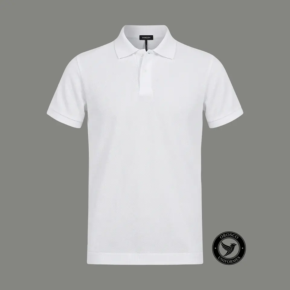 POLO PIQUE ALGODON BLANCO 1