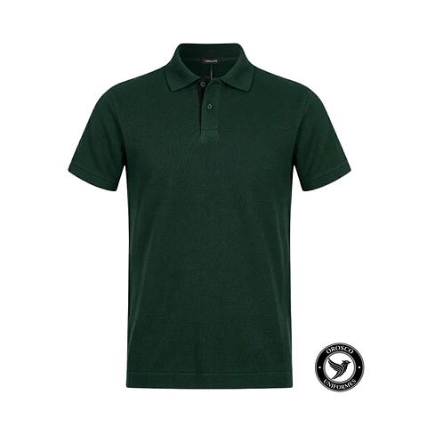 POLO PIQUE ALGODON VERDE OSCURO