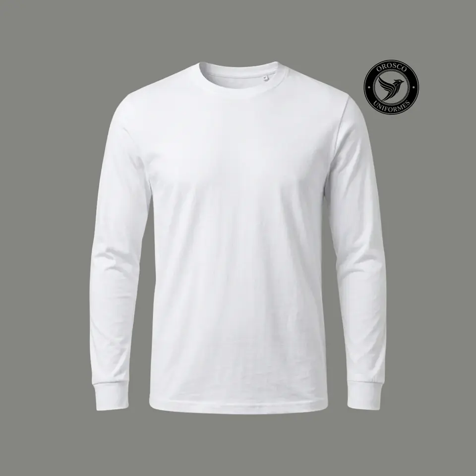 POLO JERSEY 20 AL 1 BLANCO LARGA 1