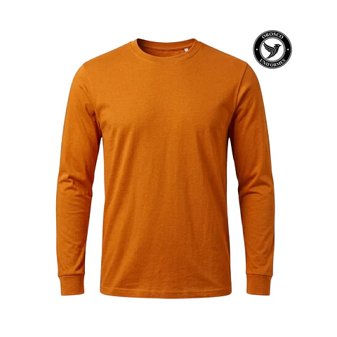 POLO JERSEY 20 AL 1 NARANJA LARGA