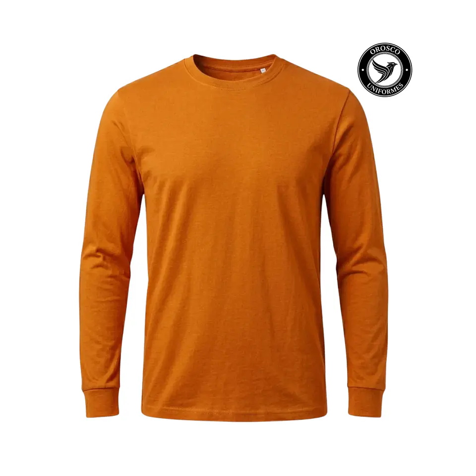 POLO JERSEY 20 AL 1 NARANJA LARGA 1