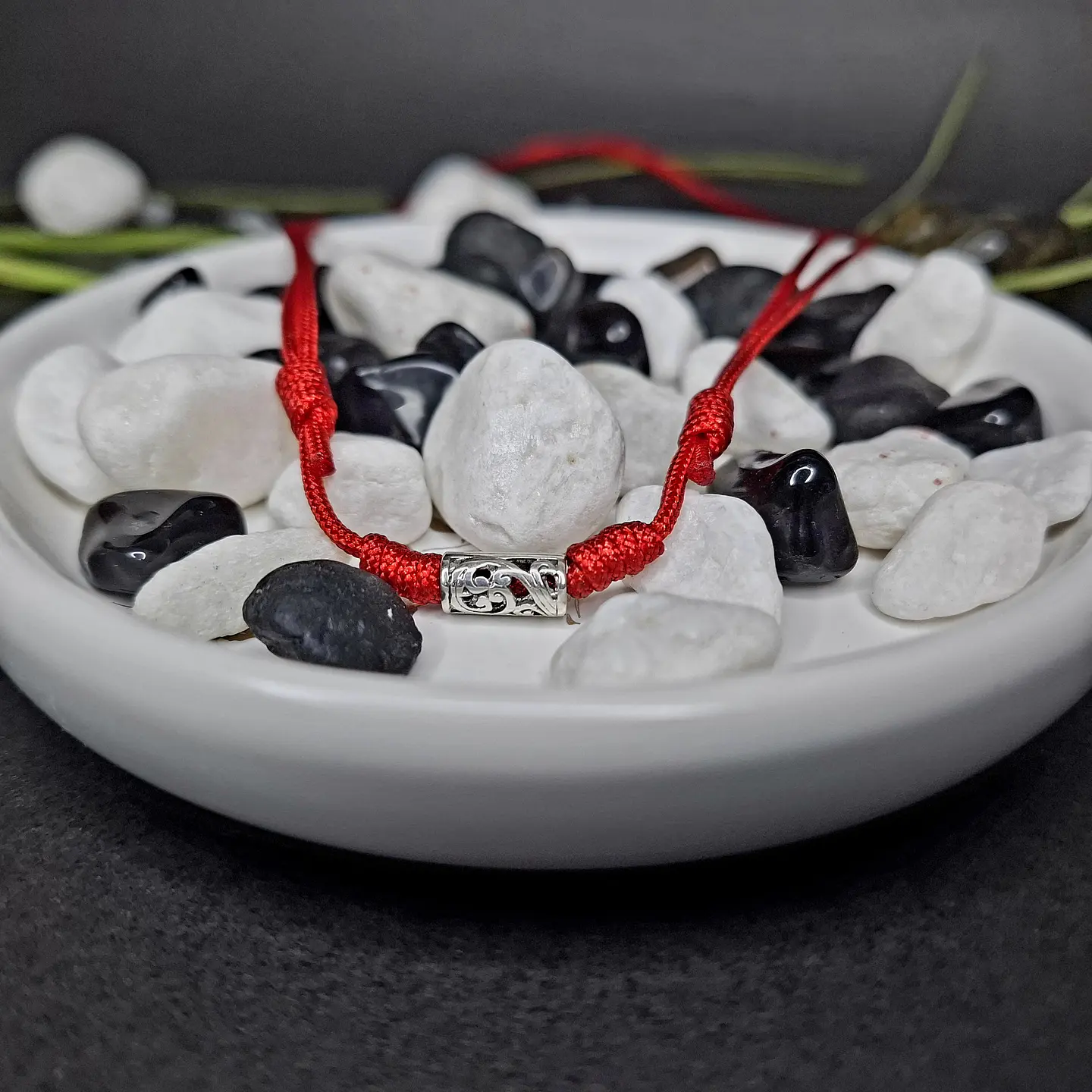 Collar Hilo Rojo con Dije Figura de Plata 925 - Adaptable 3