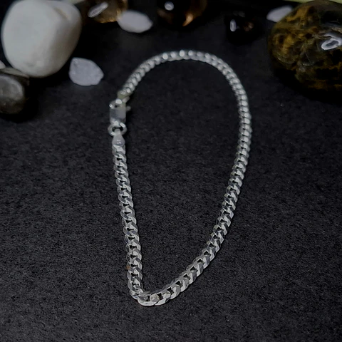 Pulsera Grumet 19,5 cm x 3 mm de Plata 925