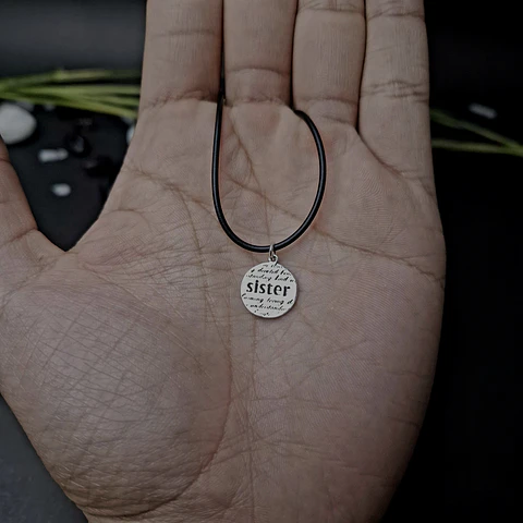Medalla "Sister" en Plata 925