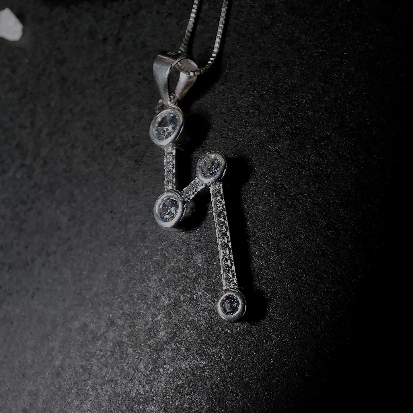 Colgante Constelacion con Circones de Plata 925 1