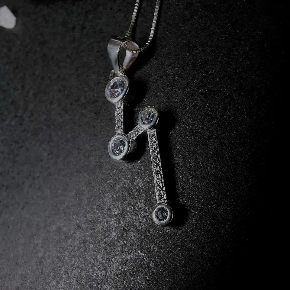 Colgante Constelacion con Circones de Plata 925 1