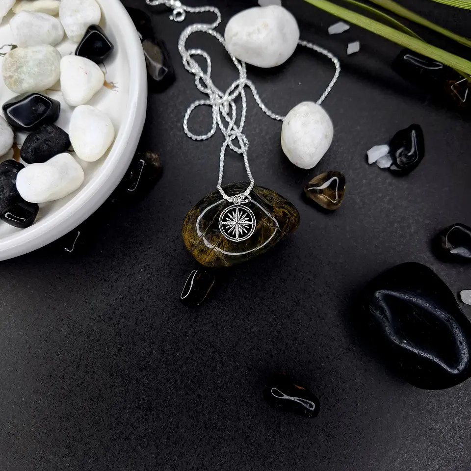 Dije Rosa de los Vientos de Plata 925 2